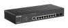 D-Link DGS-2000-10P Managed PoE switch, 8x GbE PoE+, 2x SFP, PoE 65W, fanless