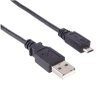 PREMIUMCORD Kabel USB 2.0 A-Micro B propojovací. 2m (černý)