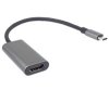 PremiumCord Převodník USB-C na HDMI, rozlišení 4K a FULL HD 1080p, kovové pouzdro