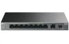 TP-Link LiteWave switch LS1210GP (9xGbE, 1xSFP, 8xPoE+, 61W, fanless)