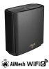 ASUS ZenWifi XT8 v2 1-pack black Wireless AX6600 Wifi 6 Tri-Band Gigabit Mesh system