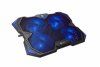 C-TECH chladící podložka pod NTB Zefyros (GCP-01B), casual gaming, 17,3", modré podsvícení, regulace otáček