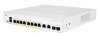 Cisco switch CBS350-8FP-E-2G-EU (8xGbE,2xGbE/SFP combo,8xPoE+,120W,fanless) - REFRESH