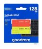 GOODRAM Flash Disk 2x128GB UME2, USB 2.0, červená, žlutá