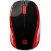 HP myš - 200 Mouse, Wireless, Empress red