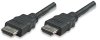 MANHATTAN kabel HDMI s Ethernetem, stíněný, 1m, Black