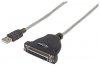 MANHATTAN Kabel / převodník USB - paralelní port 1,8m (USB AM / DB25F, IEEE1284)