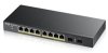 Zyxel GS1900-10HP v2 10-port Desktop Gigabit Web Smart PoE Switch, 8x gigabit PoE RJ45, 2x SFP, 70W PoE budget, fanless