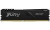 KINGSTON DIMM DDR4 4GB 2666MT/s CL16 FURY Beast Černá