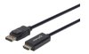 MANHATTAN Kabel DisplayPort na HDMI, 3m, černý