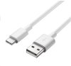 PremiumCord Kabel USB 3.1 C/M - USB 2.0 A/M, rychlé nabíjení proudem 3A, 3m, bílá