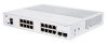 Cisco switch CBS350-16T-2G-UK (16xGbE,2xSFP,fanless) - REFRESH