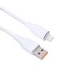 Solight lightning kabel, USB 2.0 A konektor - Lightning konektor, silikon, 2m