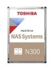 TOSHIBA HDD N300 NAS 8TB, SATA III, 7200 rpm, 256MB cache, 3,5", BULK