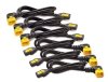 APC Power Cord Kit (6 ks), Locking, C13 to C14, (90°), 1.2m