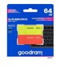 GOODRAM Flash Disk 2x64GB UME3, USB 3.0, žlutá, oranžová