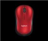 Logitech Wireless Mouse M185, red