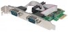 MANHATTAN Serial PCI Express Card, Two DB9 ports