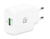 MANHATTAN USB-A nabíječka QC 3.0 Wall Charger - 18 W, USB-A Quick Charge™ 3.0 Port up to 18 W, Europlug, bílá