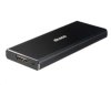 AKASA externí box pro M.2 SSD SATA II, III, USB 3.1 Gen1 Micro-B, (Supports 2230, 2242, 2260 & 2280), hliníkový, černý