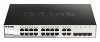 D-Link DGS-1210-20 20-port Gigabit Smart+ Switch, 16x GbE, 4x RJ45/SFP, fanless