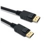 PREMIUMCORD Kabel DisplayPort 1.4 přípojný kabel M/M, zlacené konektory, 0,5m