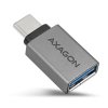 AXAGON RUCM-AFA, redukce USB-C (M) -> USB-A (F), USB 3.2 Gen 2, 3A, ALU