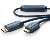 ClickTronic HQ OFC kabel DisplayPort - HDMI typ A, zlacené kon., 3D, M/M, 10m