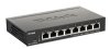 D-Link DGS-1100-08PV2 8-port Gigabit Smart Managed PoE switch, PoE budget 64W, fanless