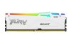 KINGSTON DIMM DDR5 16GB 6400MT/s CL32 Non-ECC FURY Beast RGB EXPO, Bílá