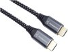 PREMIUMCORD Kabel HDMI 2.1 High Speed + Ethernet kabel 8K@60Hz, zlacené konektory, 1,5m