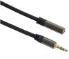 PREMIUMCORD kabel, stíněný, Jack 3.5mm - Jack 3.5mm M/F 1,5m