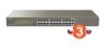 Tenda TEG1124P-24-250W - PoE AT Switch 235Watt, 24xRJ45 Switch s 24x 10/100/1000 Mbps PoE, Kov