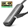 AXAGON RVC-HI8KPD, USB-C -> HDMI 2.1 redukce / adaptér, 8K/60Hz, 4K/144Hz, HDR10+, PD100W