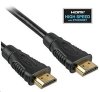 PREMIUMCORD Kabel HDMI 3m High Speed + Ethernet (v1.4), zlacené konektory