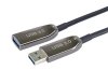 PremiumCord prodlužovací optický AOC kabel USB 3.0  A/Male - A/Female, 10m