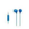 SONY stereo sluchátka MDR-EX15AP, modrá