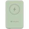 VERBATIM Powerbanka Charge 'n' Go, Magnetická, 10000 mAh, USB-C, Zelená