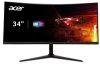 ACER LCD Nitro XZ342CUV3bmiiphx, 86cm (34") VA LED Curved, 3440x1440,180Hz,400nit,HDMI,DP,Audio,Repro,VESA,HgtAdj