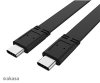 AKASA kabel USB-C na USB-C, 20G, 46W PD, 4K@60Hz, 1m