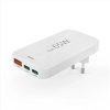 Hama rýchla USB nabíjačka GaN 2x USB-C + USB-A, PD/QC 65 W, plochá, skladacia