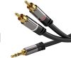 PREMIUMCORD kabel, Jack 3.5mm-2xCINCH M/M 3m