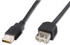 PREMIUMCORD Kabel USB 2.0 A-A 0,2m (20cm), prodlužovací (M/F)