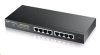 Zyxel GS1900-8HP v3 8-port Desktop Gigabit Web Smart PoE switch: 8x Gigabit metal, IPv6, PoE budget 70W, fanless