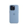 APPLE iPhone 15 Pro Silicone Case with MagSafe - Winter Blue