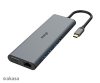 BAZAR AKASA Dokovací stanice USB-C 14v1, USB-C (power+data), USB 2.0, 2xHDMI, VGA, RJ45.. ROZBALENO