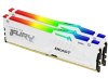 KINGSTON DIMM DDR5 32GB (Kit of 2) 5200MT/s CL40 FURY Beast Bílá RGB XMP