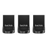 SanDisk Flash Disk 32GB Ultra Fit Flash Drive, USB 3.2, Černá, 3 Pack