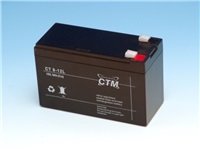 Baterie - CTM CT 12-9L (12V/9Ah - Faston 250), životnost 5let