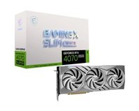 BAZAR - MSI VGA NVIDIA GeForce RTX 4070 SUPER 12G GAMING X SLIM WHITE, 12G GDDR6X, 3xDP, 1xHDMI - Po opravě (Bez příšluš